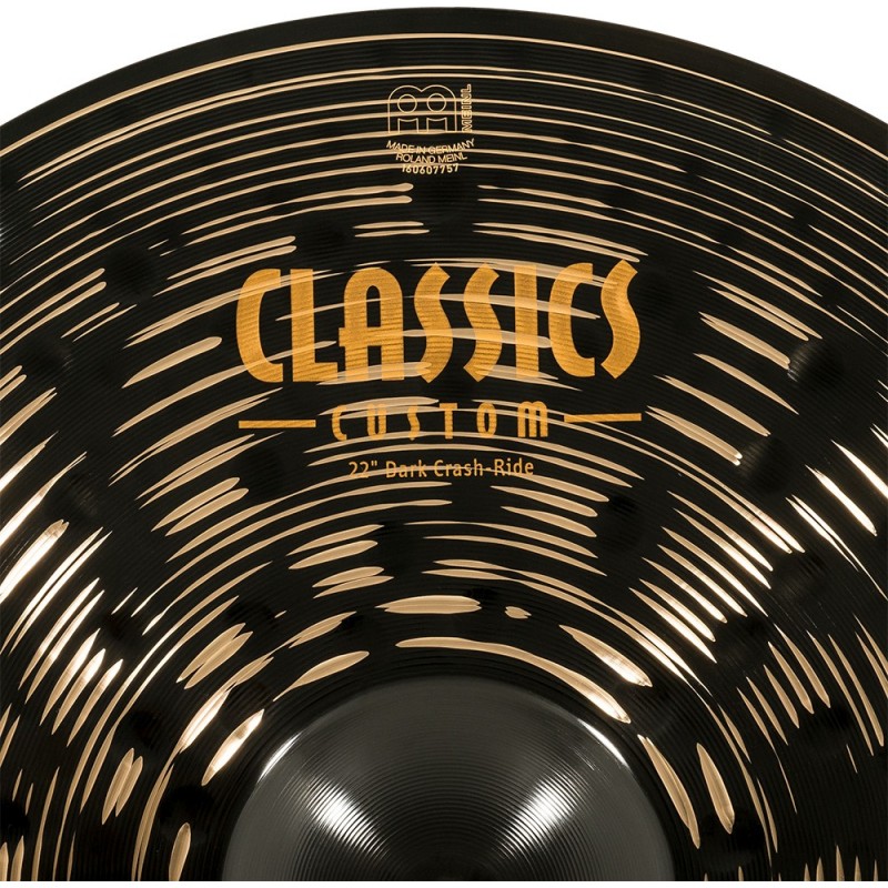 Meinl Cymbals CC22DACR - Talerz perkusyjny typu Crash/Ride 22" Classics Custom Dark - 6 - Crash - Meinl Cymbals CC22DACR - Taler Meinl Cymbals CC22DACR - Talerz perkusyjny typu Crash/Ride 22" Classics Custom Dark - 6 - Crash - Meinl Cymbals CC22DACR - Taler