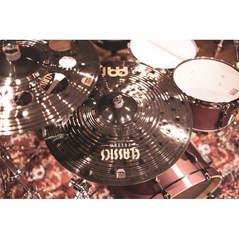 Meinl Cymbals CC22DACR - Talerz perkusyjny typu Crash/Ride 22" Classics Custom Dark - 7 - Crash - Meinl Cymbals CC22DACR - Taler Meinl Cymbals CC22DACR - Talerz perkusyjny typu Crash/Ride 22" Classics Custom Dark - 7 - Crash - Meinl Cymbals CC22DACR - Taler