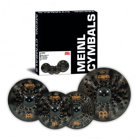 Meinl Cymbals CCD141620 - Zestaw talerzy perkusyjnych Classics Custom Dark - 1 - Komplety talerzy perkusyjnych - Meinl Cymbals C