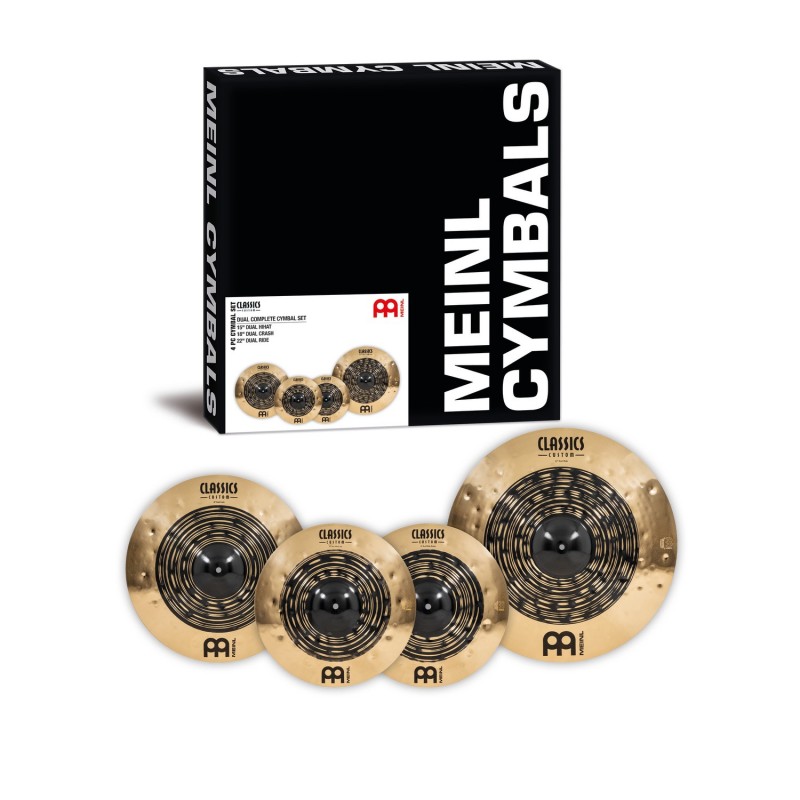 Meinl Cymbals CCDU-CS1 - Zestaw talerzy perkusyjnych Classics Custom Dual - 1 - Komplety talerzy perkusyjnych - Meinl Cymbals CC Meinl Cymbals CCDU-CS1 - Zestaw talerzy perkusyjnych Classics Custom Dual - 1 - Komplety talerzy perkusyjnych - Meinl Cymbals CC