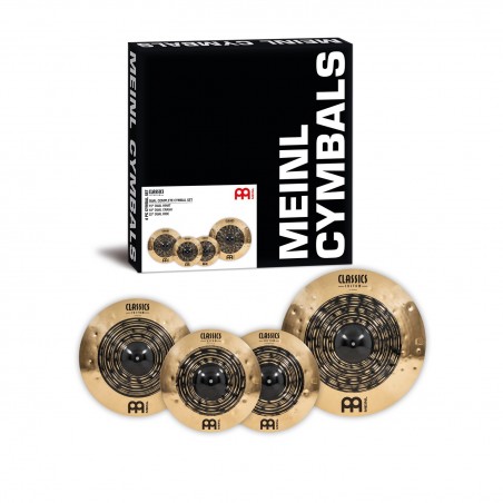 Meinl Cymbals CCDU-CS1 - Zestaw talerzy perkusyjnych Classics Custom Dual - 1 - Komplety talerzy perkusyjnych - Meinl Cymbals CC