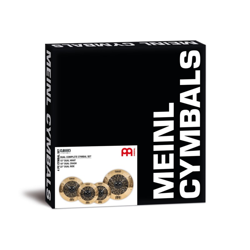 Meinl Cymbals CCDU-CS1 - Zestaw talerzy perkusyjnych Classics Custom Dual - 3 - Komplety talerzy perkusyjnych - Meinl Cymbals CC Meinl Cymbals CCDU-CS1 - Zestaw talerzy perkusyjnych Classics Custom Dual - 3 - Komplety talerzy perkusyjnych - Meinl Cymbals CC
