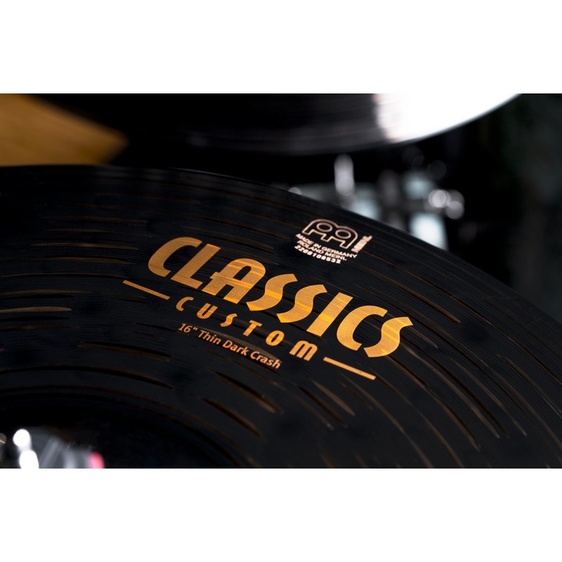 Meinl Cymbals CC16TDAC - Talerz perkusyjny typu Crash 16" Classics Custom Dark Thin - 2 - Crash - Meinl Cymbals CC16TDAC - Taler Meinl Cymbals CC16TDAC - Talerz perkusyjny typu Crash 16" Classics Custom Dark Thin - 2 - Crash - Meinl Cymbals CC16TDAC - Taler