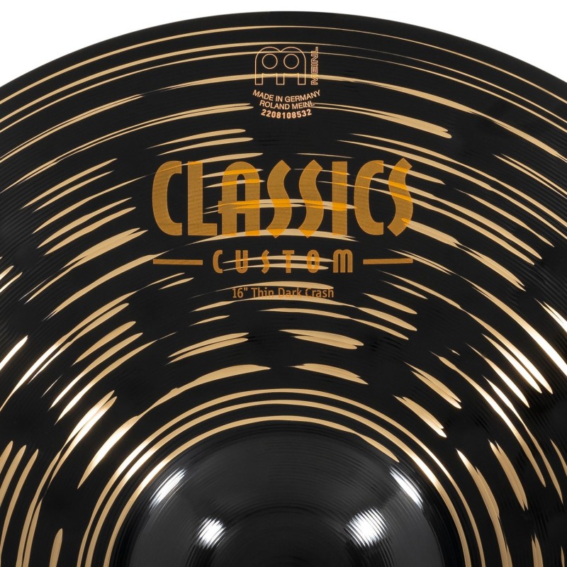Meinl Cymbals CC16TDAC - Talerz perkusyjny typu Crash 16" Classics Custom Dark Thin - 8 - Crash - Meinl Cymbals CC16TDAC - Taler Meinl Cymbals CC16TDAC - Talerz perkusyjny typu Crash 16" Classics Custom Dark Thin - 8 - Crash - Meinl Cymbals CC16TDAC - Taler