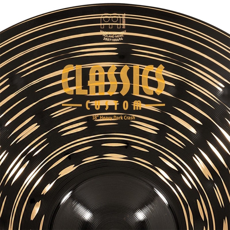Meinl Cymbals CC18HDAC - Talerz perkusyjny typu Crash 18" Classics Custom Dark Heavy - 6 - Crash - Meinl Cymbals CC18HDAC - Tale Meinl Cymbals CC18HDAC - Talerz perkusyjny typu Crash 18" Classics Custom Dark Heavy - 6 - Crash - Meinl Cymbals CC18HDAC - Tale