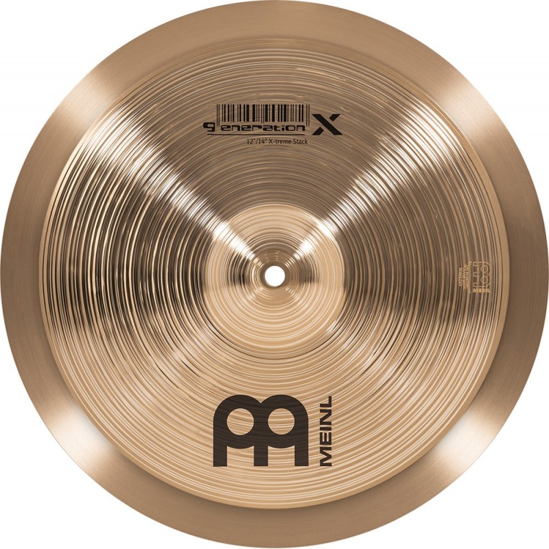 Meinl Cymbals GX-12/14XTS - Talerz perkusyjny 12"/14" Generation X X-treme Stack - 1 - Talerze perkusyjne - Meinl Cymbals GX-12/