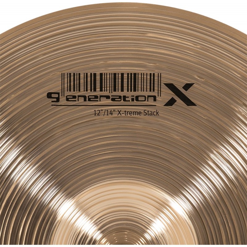 Meinl Cymbals GX-12/14XTS - Talerz perkusyjny 12"/14" Generation X X-treme Stack - 7 - Talerze perkusyjne - Meinl Cymbals GX-12/