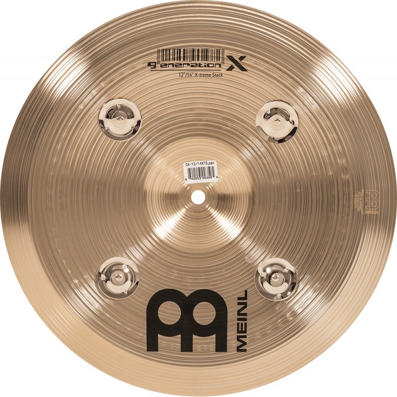 Meinl Cymbals GX-12/14XTS - Talerz perkusyjny 12"/14" Generation X X-treme Stack - 9 - Talerze perkusyjne - Meinl Cymbals GX-12/