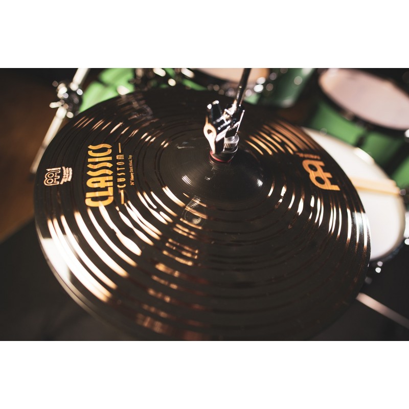 Meinl Cymbals CC14HDAH - Talerz perkusyjny typu Hi-hat 14" Classics Custom Dark - 11 - Hi-hat - Meinl Cymbals CC14HDAH - Talerz 