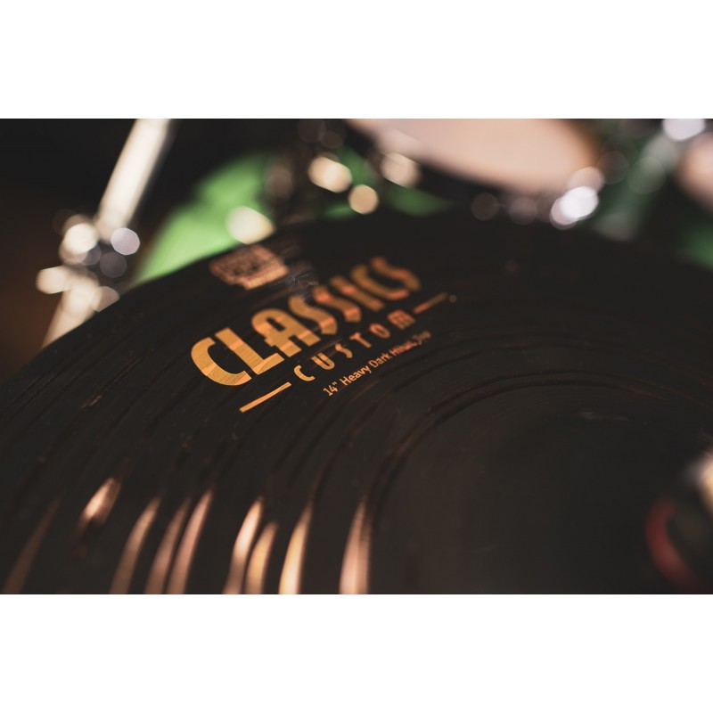 Meinl Cymbals CC14HDAH - Talerz perkusyjny typu Hi-hat 14" Classics Custom Dark - 12 - Hi-hat - Meinl Cymbals CC14HDAH - Talerz 