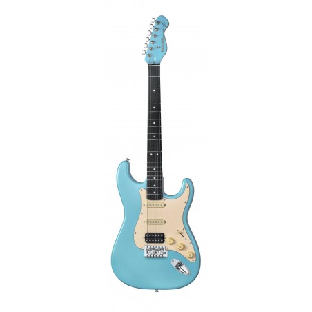 Mooer MSC10 Pro Guitar Daphne Blue - gitara elektryczna - 1