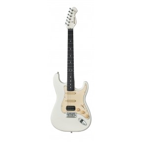 Mooer MSC10 Pro Guitar Vintage White - gitara elektryczna - 1