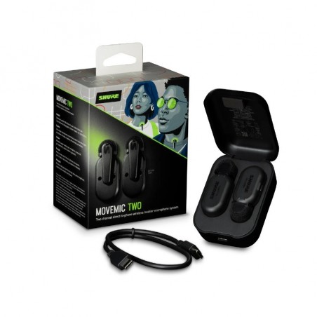 Shure MV-TWO-Z6 MOVEMIC TWO - bezprzewodowe mikrofony lavalier - 1