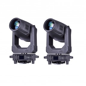 Fractal Elite Spot LED - Zestaw 2 sztuk z casem Głowica ruchoma 400W - 1