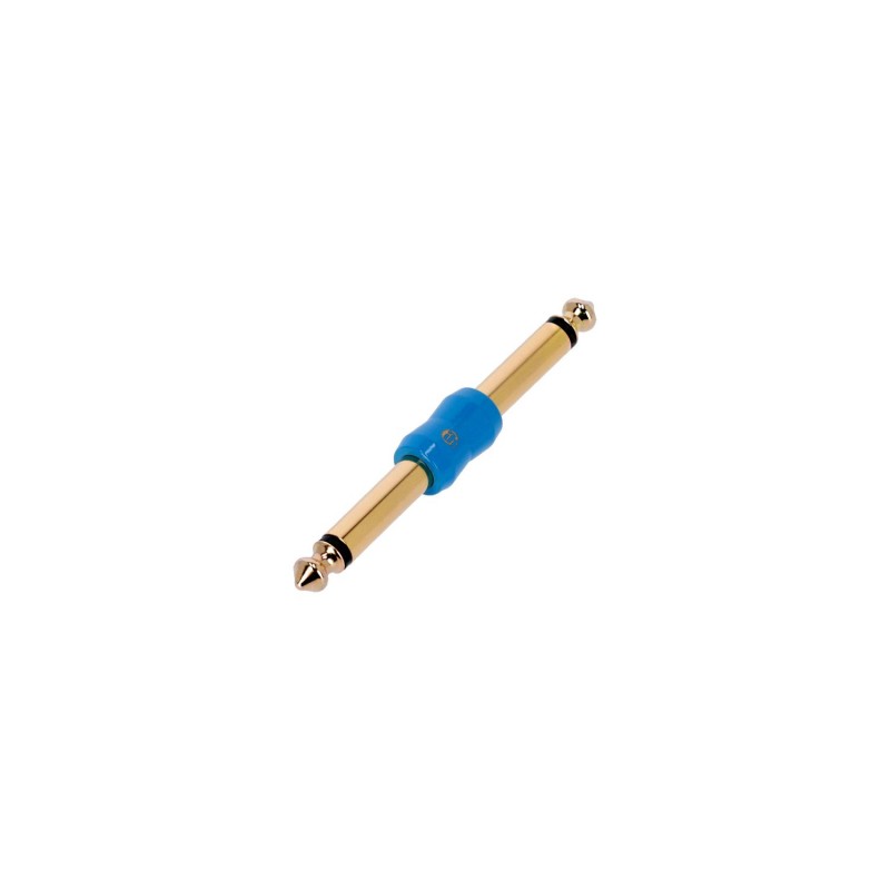 Adam Hall Connectors 4 STAR A JM2 JM2 S G BLU LINE - Adapter liniowy Jack 6,3 mm TS x Jack 6,3 mm TS Adam Hall Connectors 4 STAR A JM2 JM2 S G BLU LINE - Adapter liniowy Jack 6,3 mm TS x Jack 6,3 mm TS