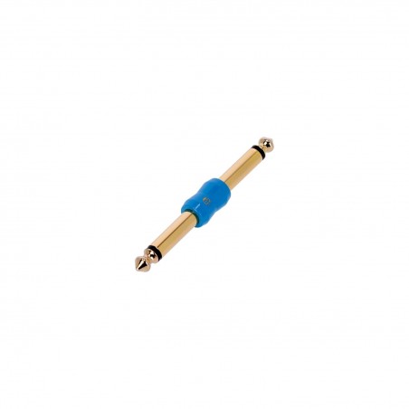 Adam Hall Connectors 4 STAR A JM2 JM2 S G BLU LINE - Adapter liniowy Jack 6,3 mm TS x Jack 6,3 mm TS