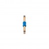 Adam Hall Connectors 4 STAR A JM2 JM2 S G BLU LINE - Adapter liniowy Jack 6,3 mm TS x Jack 6,3 mm TS Adam Hall Connectors 4 STAR A JM2 JM2 S G BLU LINE - Adapter liniowy Jack 6,3 mm TS x Jack 6,3 mm TS