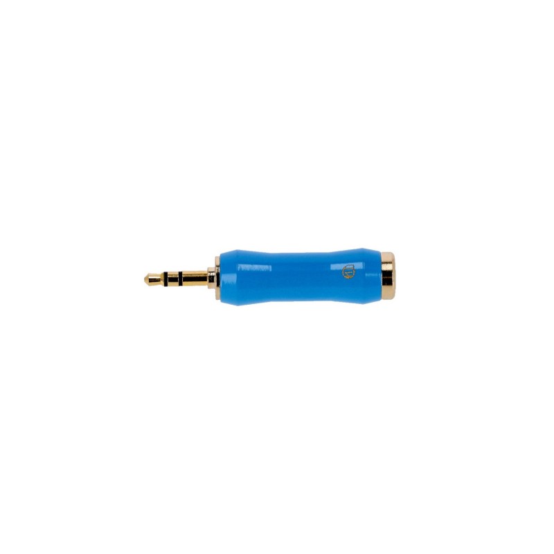 Adam Hall Connectors 4 STAR A JF3 MM3 G BLU LINE - Adapter liniowy Jack F TRS x minijack TRS Adam Hall Connectors 4 STAR A JF3 MM3 G BLU LINE - Adapter liniowy Jack F TRS x minijack TRS