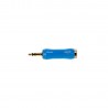 Adam Hall Connectors 4 STAR A JF3 MM3 G BLU LINE - Adapter liniowy Jack F TRS x minijack TRS Adam Hall Connectors 4 STAR A JF3 MM3 G BLU LINE - Adapter liniowy Jack F TRS x minijack TRS