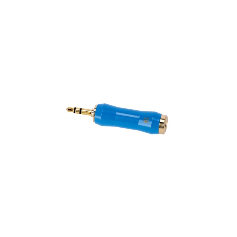 Adam Hall Connectors 4 STAR A JF3 MM3 G BLU LINE - Adapter liniowy Jack F TRS x minijack TRS Adam Hall Connectors 4 STAR A JF3 MM3 G BLU LINE - Adapter liniowy Jack F TRS x minijack TRS