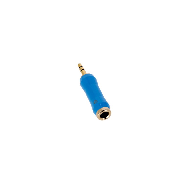 Adam Hall Connectors 4 STAR A JF3 MM3 G BLU LINE - Adapter liniowy Jack F TRS x minijack TRS Adam Hall Connectors 4 STAR A JF3 MM3 G BLU LINE - Adapter liniowy Jack F TRS x minijack TRS