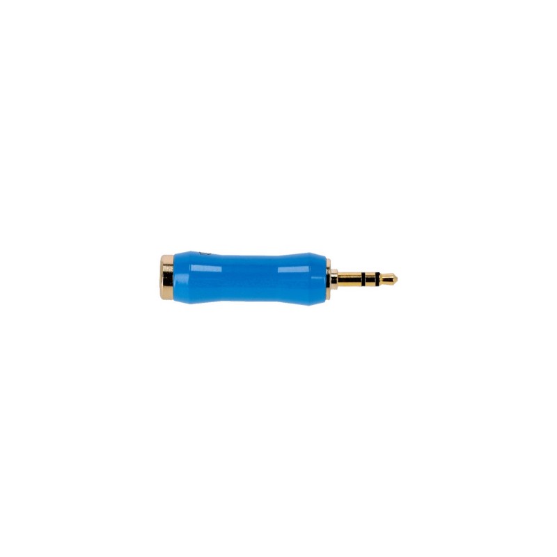 Adam Hall Connectors 4 STAR A JF3 MM3 G BLU LINE - Adapter liniowy Jack F TRS x minijack TRS Adam Hall Connectors 4 STAR A JF3 MM3 G BLU LINE - Adapter liniowy Jack F TRS x minijack TRS