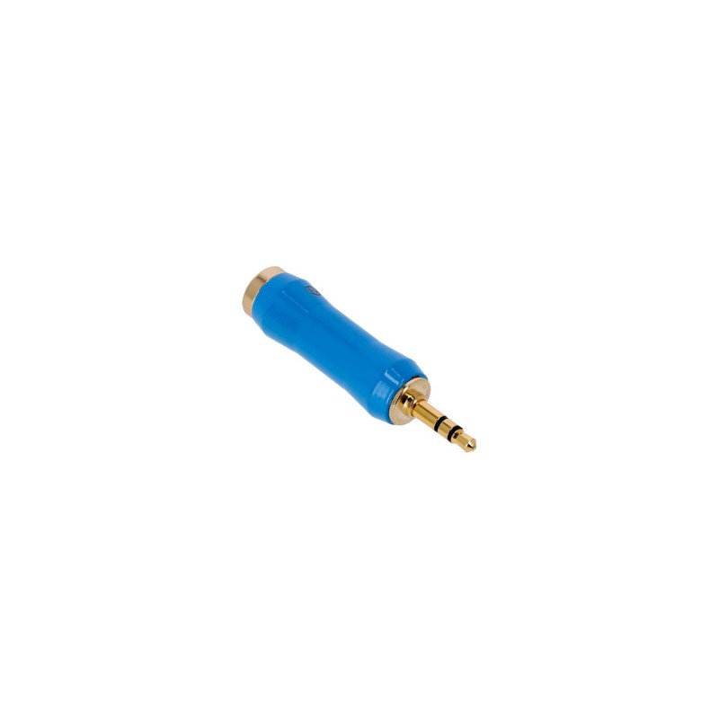 Adam Hall Connectors 4 STAR A JF3 MM3 G BLU LINE - Adapter liniowy Jack F TRS x minijack TRS Adam Hall Connectors 4 STAR A JF3 MM3 G BLU LINE - Adapter liniowy Jack F TRS x minijack TRS