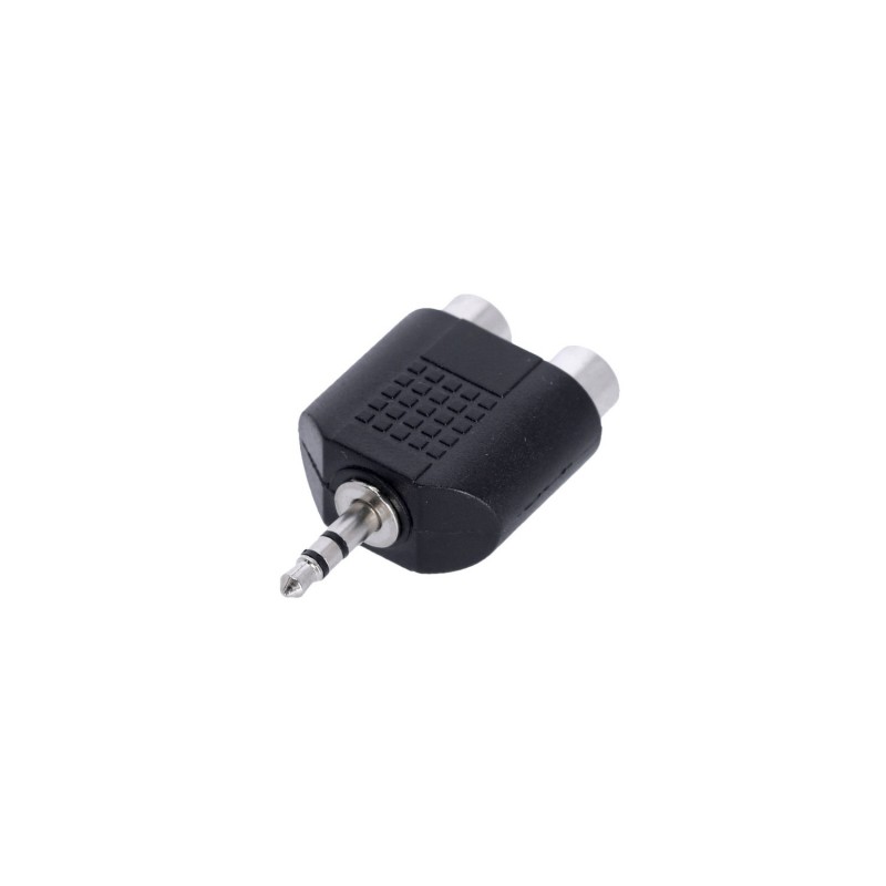 Adam Hall Connectors 4 STAR AY RF2 MM3 - Adapter typu Y 2x F Cinch do Jack 3,5 mm TRS M