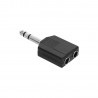 Adam Hall Connectors 4 STAR AY JF3 JM3 - Adapter typu Y 2x Jack 6,3 mm TRS F do Jack 6,3 mm TRS M Adam Hall Connectors 4 STAR AY JF3 JM3 - Adapter typu Y 2x Jack 6,3 mm TRS F do Jack 6,3 mm TRS M
