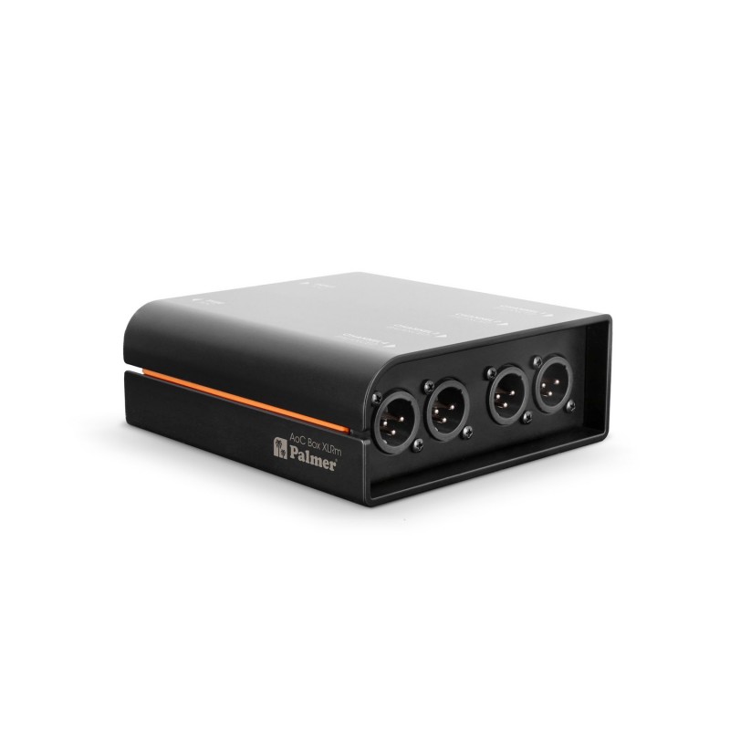 Palmer AoC Box XLRm - Cat box z etherCON do 4 x XLR męski