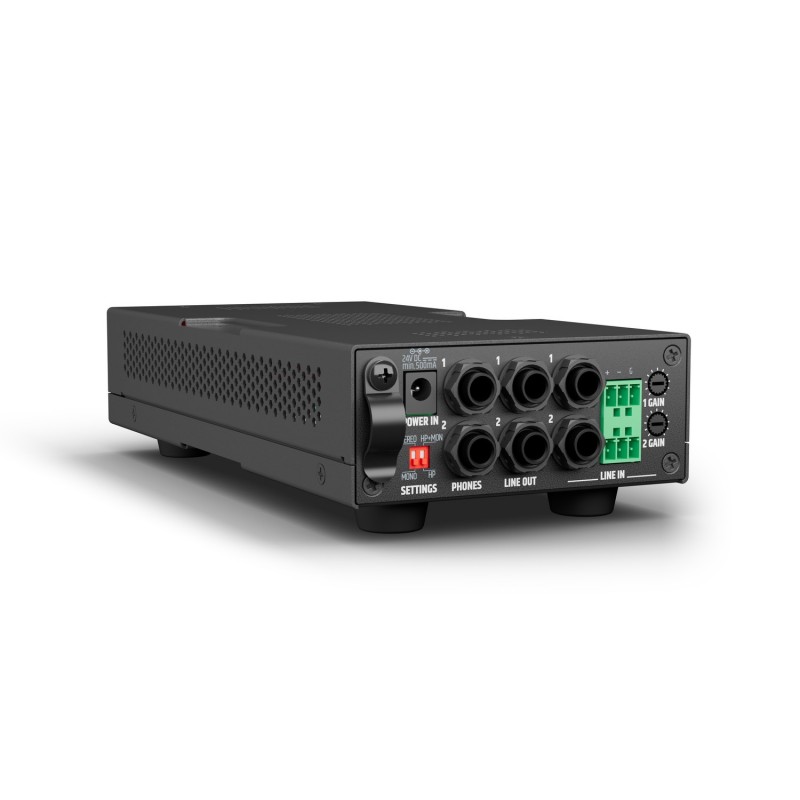 LD Systems HPA 2 - Dwukanałowy wzmacniacz słuchawkowy LD Systems HPA 2 - Dwukanałowy wzmacniacz słuchawkowy