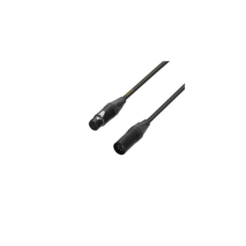 Adam Hall Cables 5 STAR DGH 0300 BULK VERSION - Kabel DMX Neutrik XLR 5P - 1 m Adam Hall Cables 5 STAR DGH 0300 BULK VERSION - Kabel DMX Neutrik XLR 5P - 1 m