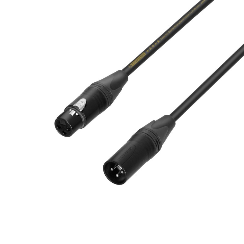 Adam Hall Cables 5 STAR MMF 1000 BULK VERSION - Kabel mikrofonowy Neutrik XLR F x XLR M - 10 m