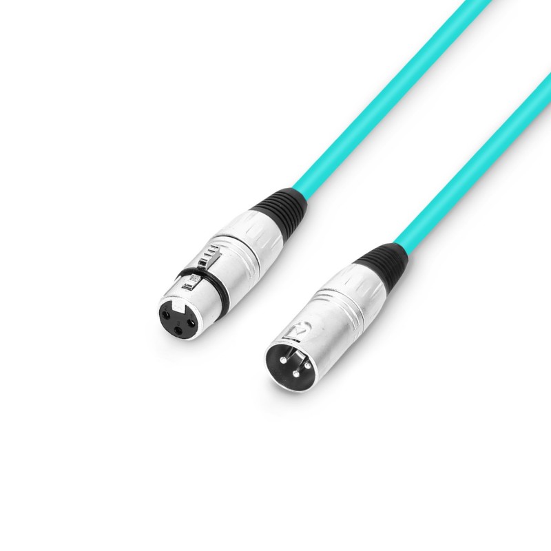 Adam Hall Cables 3 STAR MMF 0100 GRN - Kabel mikrofonowy XLR - 1 m