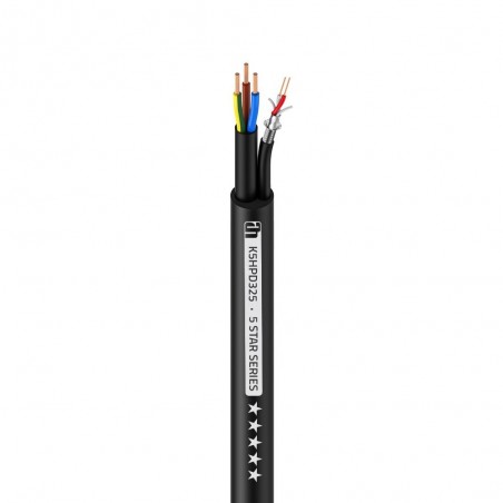 Adam Hall Cables 5 STAR HYBRID POWER DMX 325 - Kabel zasilająco-sygnałowy 3 x 2.5 mm² & 2 x 0.34 mm² - na metry