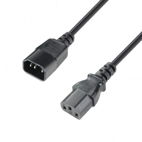 Adam Hall Cables 3 STAR PLK 0050 - Kabel zasilający IEC C13 x IEC C14 - 0,5 m