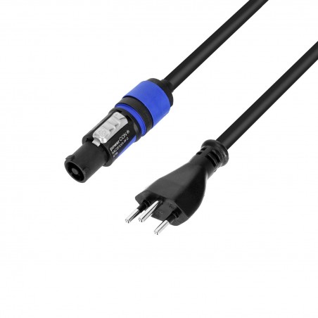 Adam Hall Cables 5 STAR PCON 0150 CH - Kabel zasilający Neutrik powerCON x SEV M12 - 1,5 m