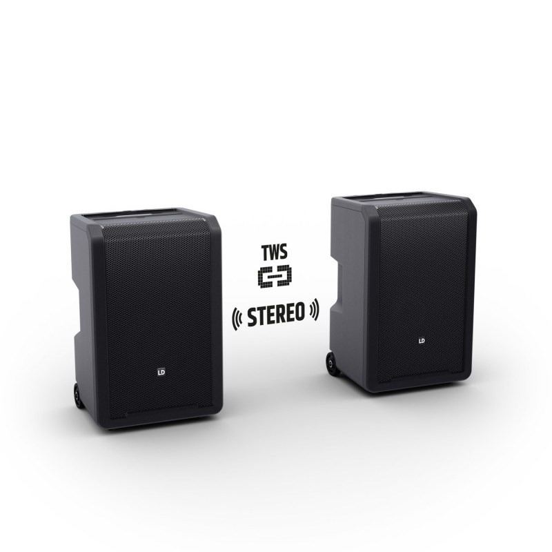 LD Systems ANNY 10 HHD 2 B6 - Kolumna akumulatorowa z Bluetooth, mikserem i 2x mikrofonem bezprzewodowym