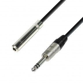Adam Hall Cables 4 STAR BOV 0090 - Przedłużacz kabla słuchawkowego Jack F TRS x Jack TRS - 0,9 m