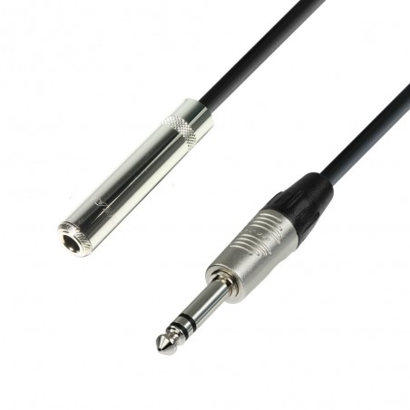 Adam Hall Cables 4 STAR BOV 0090 - Przedłużacz kabla słuchawkowego Jack F TRS x Jack TRS - 0,9 m