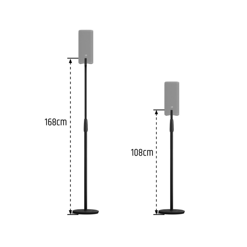 LD Systems DAVE 10 G4X STAND - Statyw głośnikowy z okrągłą podstawą do DAVE 10 G4X LD Systems DAVE 10 G4X STAND - Statyw głośnikowy z okrągłą podstawą do DAVE 10 G4X