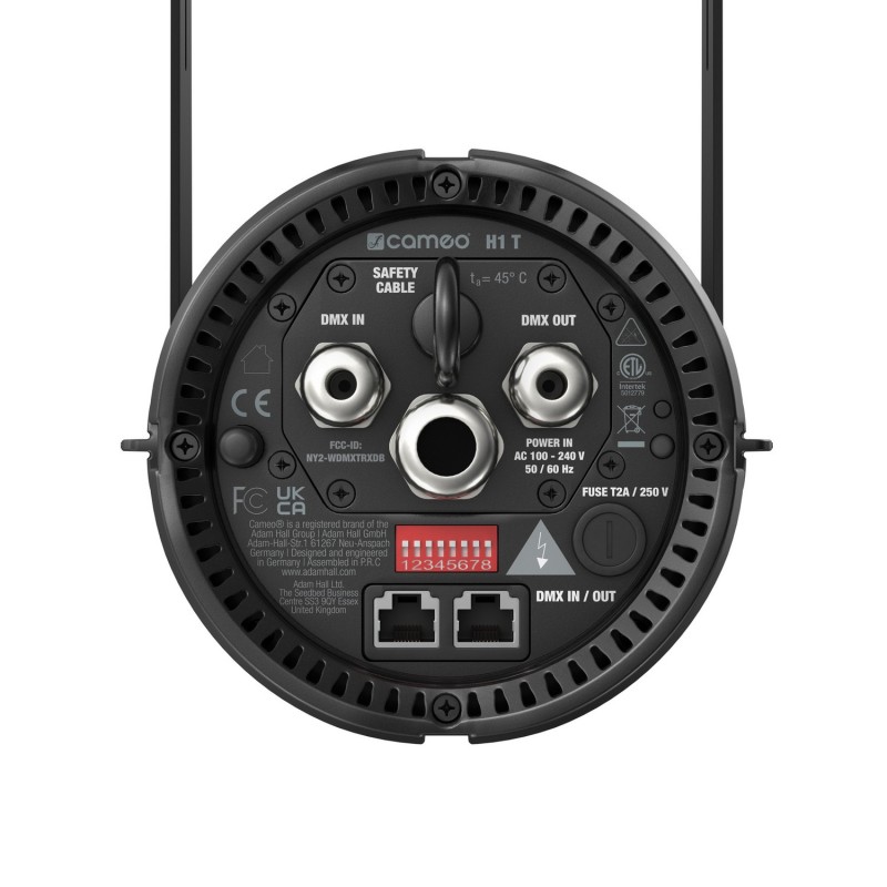 Cameo H1 T - Sterowana przez DMX lampa typu houselight z diodą LED ciepła biel Cameo H1 T - Sterowana przez DMX lampa typu houselight z diodą LED ciepła biel