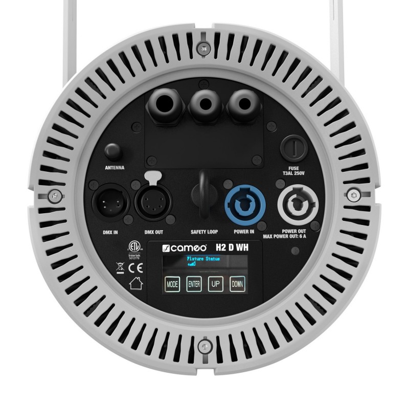 Cameo H2 D WH - Sterowana za pośrednictwem DMX lampa z diodą LED – zimny biały Cameo H2 D WH - Sterowana za pośrednictwem DMX lampa z diodą LED – zimny biały