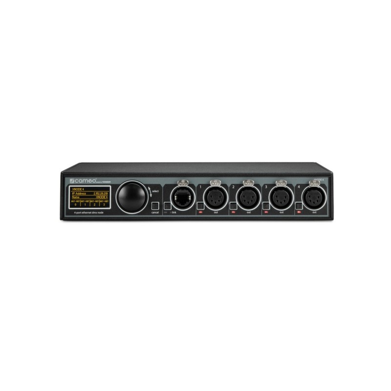 Cameo XNODE 4 - Węzeł Ethernet DMX 4-portowy