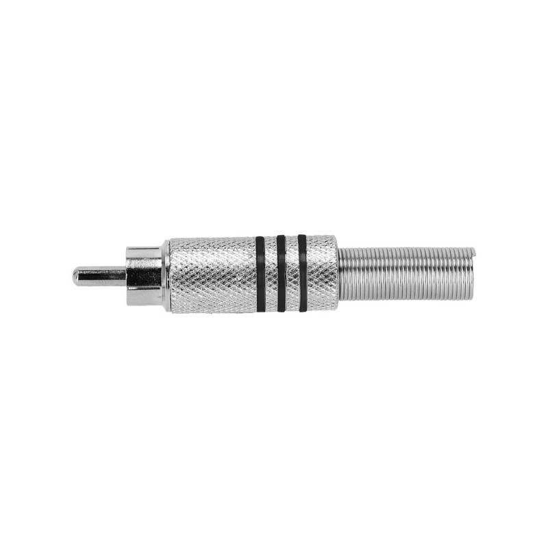 Adam Hall Connectors 3 STAR CR2 BLK - Wtyk RCA M Adam Hall Connectors 3 STAR CR2 BLK - Wtyk RCA M