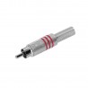 Adam Hall Connectors 3 STAR CR2 RED - Wtyk RCA M Adam Hall Connectors 3 STAR CR2 RED - Wtyk RCA M