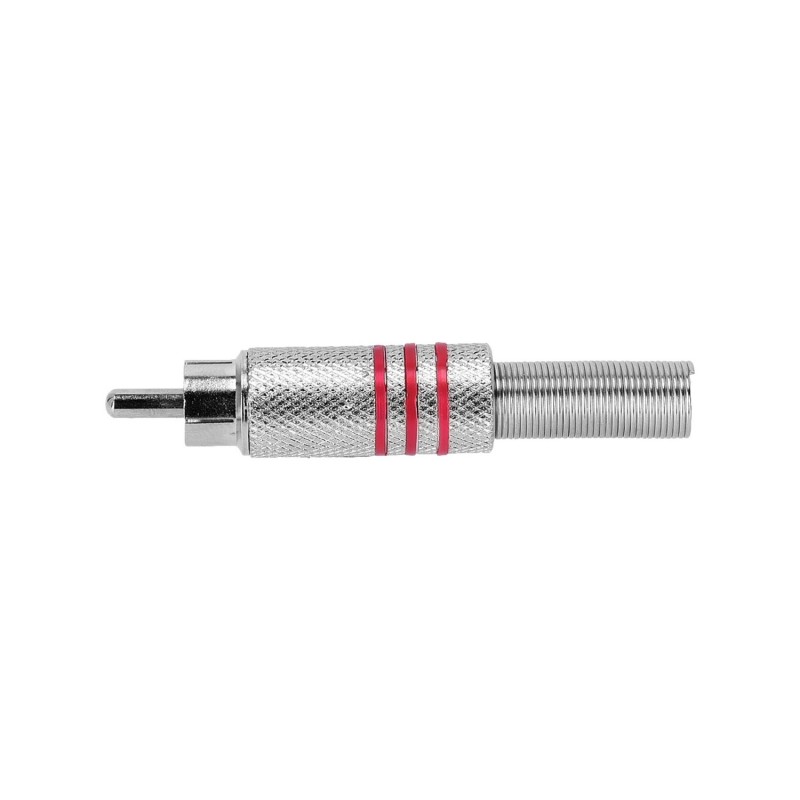 Adam Hall Connectors 3 STAR CR2 RED - Wtyk RCA M Adam Hall Connectors 3 STAR CR2 RED - Wtyk RCA M