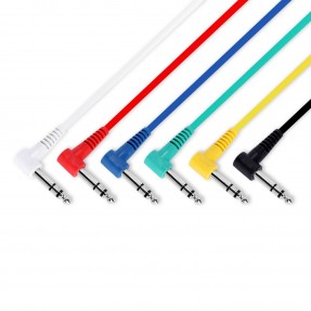 Adam Hall Cables 3 STAR BGG 0090 SET - Zestaw 6 kabli krosowych Jack TRS - 0,9 m