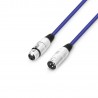 Adam Hall Cables 3 STAR MMF 0050 SET - Zestaw 6 kabli mikrofonowych XLR - 0,5 m