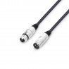 Adam Hall Cables 3 STAR MMF 0050 SET - Zestaw 6 kabli mikrofonowych XLR - 0,5 m